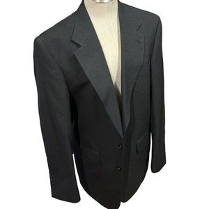 Cricketeer Men’s Sport Coat Blazer‎ Dark Charcoal 100% Wool Sz 40
